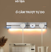 Ổ điện thanh ray cảm biến đèn led